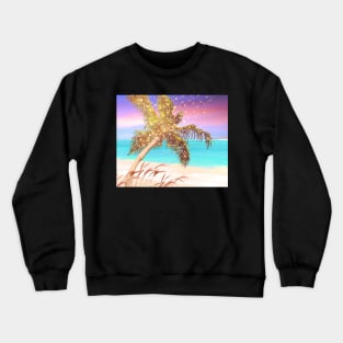 Starlight Beach At Sunset Crewneck Sweatshirt